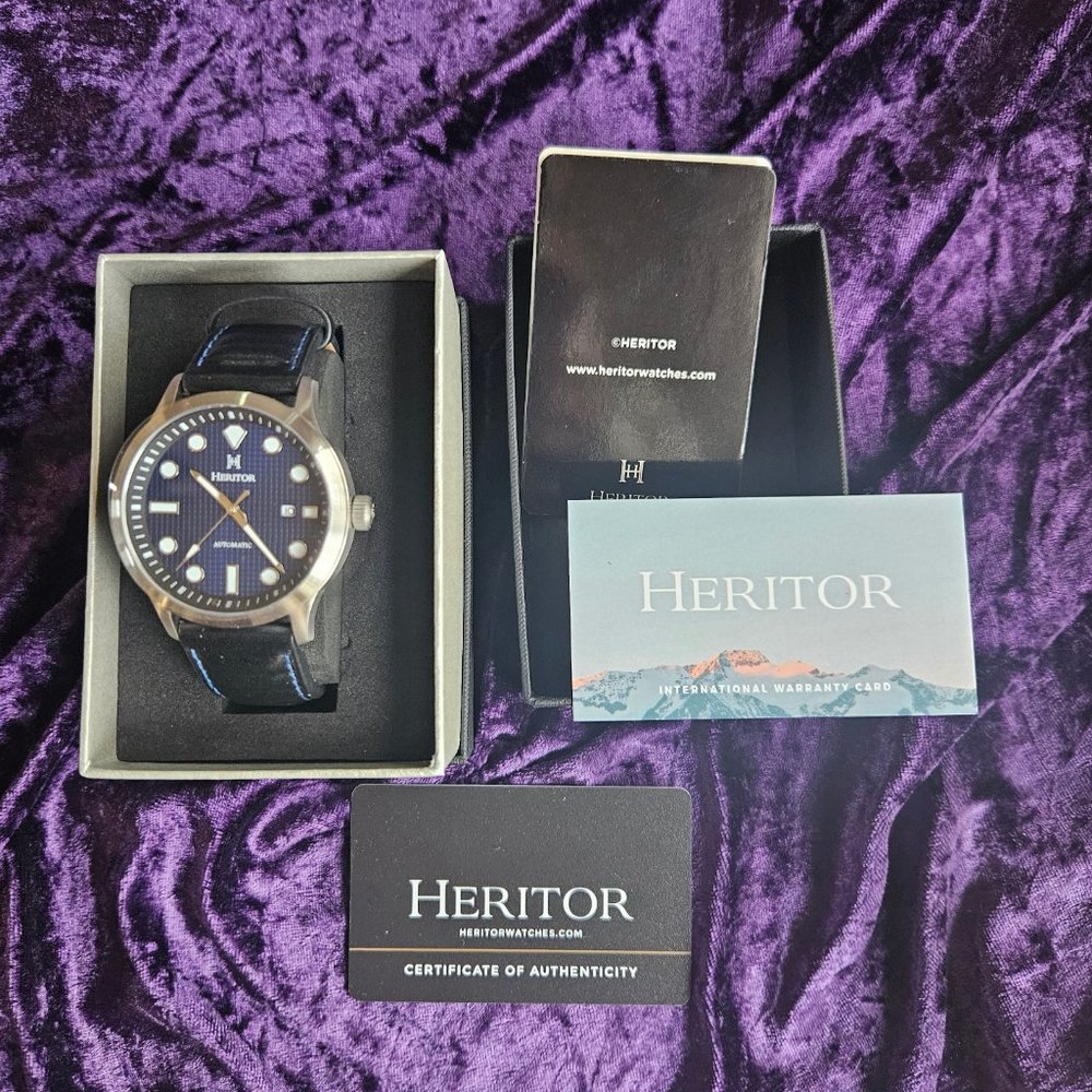 New In Box Heritor HERHS1104 Bradford Men's Automatic Watch Mens Watch
